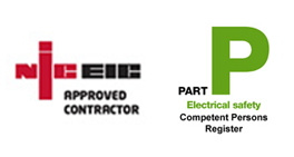 NIC EIC & PART Electrical Safety Logos
