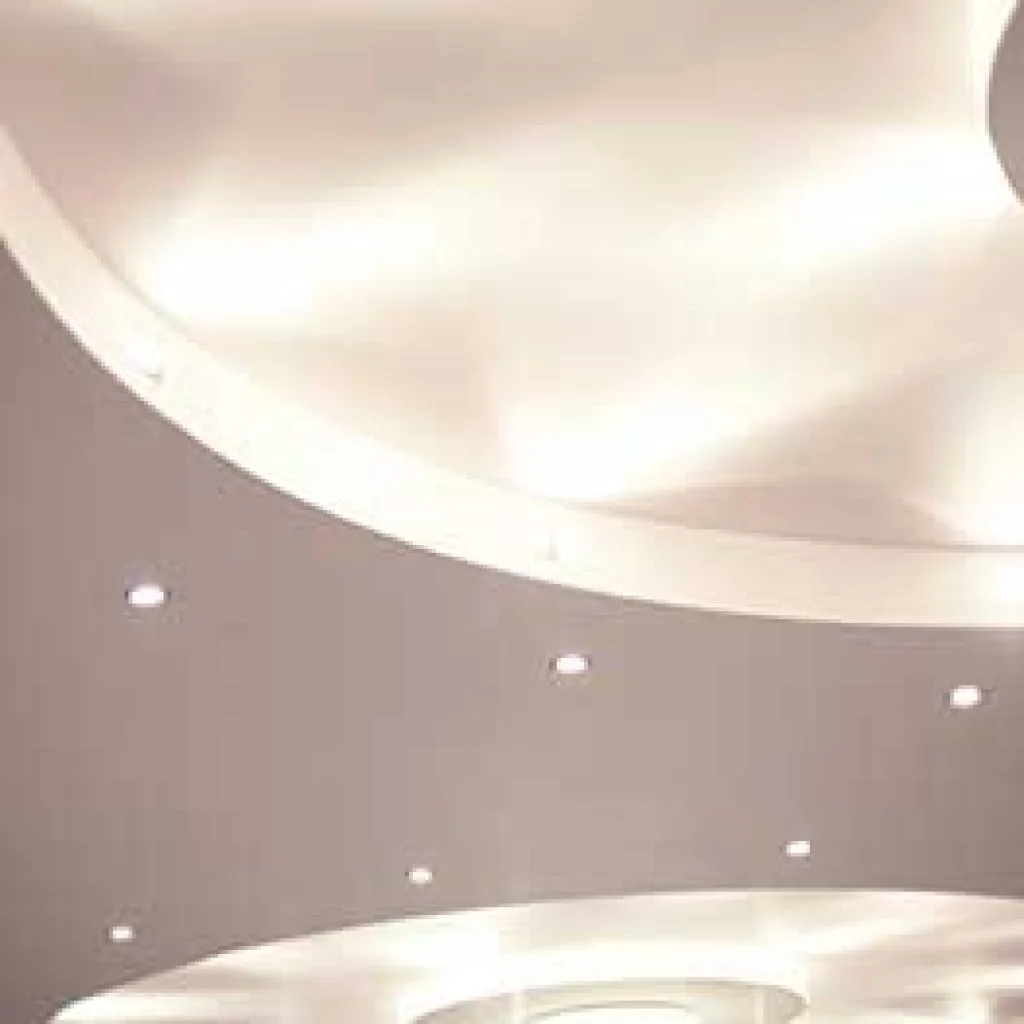 led ceiling lighting curved